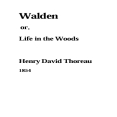 walden